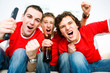 Photo: Screaming sport fan Screaming sport fan