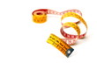 measuring tape isolated on a white background