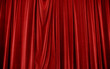 Red Stage Curtain or Drapes