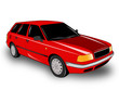 Red car