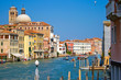 The Grand Canal is the most important canal in Venice, Italy.