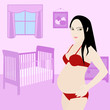 Vector: Pregnant woman Pregnant woman