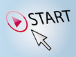 Start / Play / Début