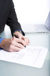 Photo: Contract signing close up Contract signing close up