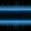 Glowing circuitry board design frame