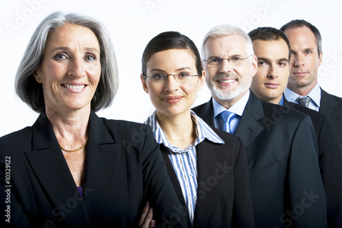 Photo: Woman boss and her team 2 Woman boss and her team 2