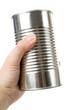 Metal Can with white background