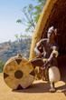 Quadro african zulu drum player