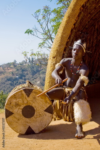 african zulu drum player african zulu drum player