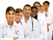 Group Of Doctors In A Hospital...