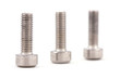 Bolts on table ( focus on the first cutter )