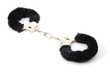 some handcuffs isolated on a white background some handcuffs isolated on a white background