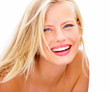 Portrait of a pretty woman smiling