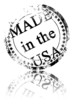 postal stamp on a solid white background