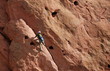 Rock Climber in Action Rock Climber in Action