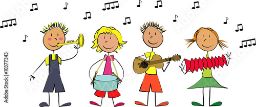 enfant musique