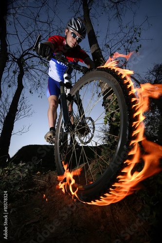 Photo: mountain biker mountain biker