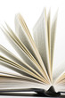 open book on white background open book on white background