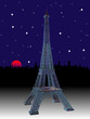 paris and the eiffel tower in france