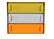 Gold Silver Bronze Server Rack Hosting boxes on White