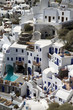 the famous village of Oia in Santorini island - Greece. the famous village of Oia in Santorini island - Greece.