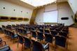 The prespective of a conference or functional hall The prespective of a conference or functional hall