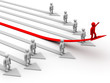 Direction of movement. 3D image.. Direction of movement. 3D image..