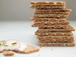 Knäckebrot mit Radieschen Knäckebrot mit Radieschen