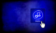 web button on abstract background