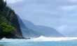 Photo: The rugged shoreline along the Napali coast of Kauai Hawaii The rugged shoreline along the Napali coast of Kauai Hawaii