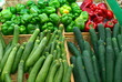 Zucchinis, Peppers, and Cucumbers