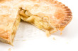 Apple Pie with white background