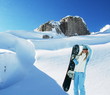 The snowboarder
