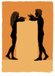 Man and Woman Discussion
