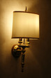 a switch on lamp in a hotel