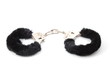 some handcuffs isolated on a white background some handcuffs isolated on a white background