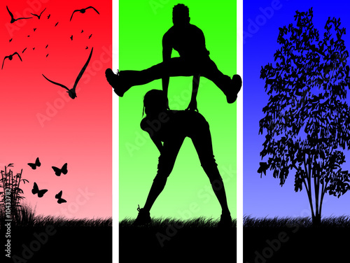 Illustration: Fun outdoors Fun outdoors