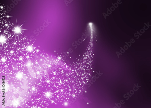 Illustration: Sternschnuppe - Weihnachtskarte Sternschnuppe - Weihnachtskarte