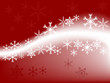 Abstract christmas background with snowflakes