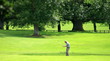 golfeur en action