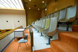 Rows of seats of a functional hall Rows of seats of a functional hall