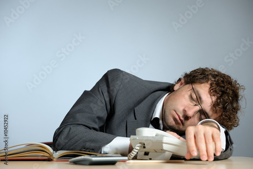 Photo: Tired businessman Tired businessman