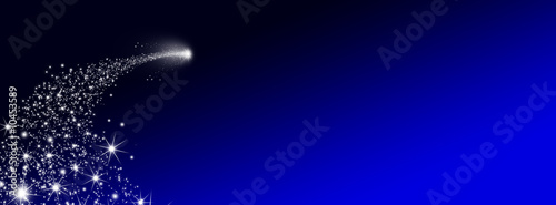 Illustration: Sternschnuppe - Weihnachtskarte Sternschnuppe - Weihnachtskarte
