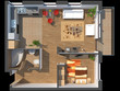 Apartment top view