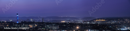 Photo: Panoramic view of Pretoria in South Africa. HDR type image Panoramic view of Pretoria in South Africa. HDR type image