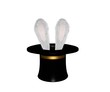 Illustration: rabbit's ears from the hat rabbit's ears from the hat