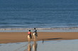 Reiterinnen am Strand