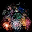 coloured fireworks