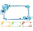 frame with place for your text. Cycle. Line