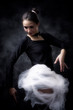 ballet dancer practicing, studio shot ballet dancer practicing, studio shot